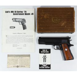 Colt MK IV / Series 70 Government Model .45 Cal. Semi-Automatic Pistol (Serial #70G17463)
