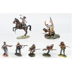 Britains American Civil War Confederate Metal Toy Soldier Assortment