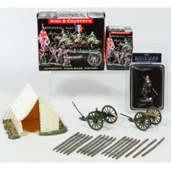 Britains American Civil War Leader Figurine and Ground Accessory Assortment