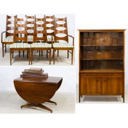 MCM Drexel Heritage "Counterpoint" Dining Set by John Van Koert