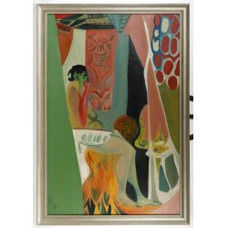 (Attributed to) Robert Colborne (European, 20th Century) Oil on Canvas