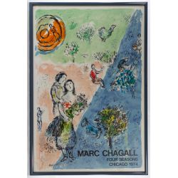Marc Chagall (French, 1887-1985) "Four Seasons" Printed Poster