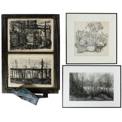Various Artists (American, 20th Century) Drawing and Print Assortment