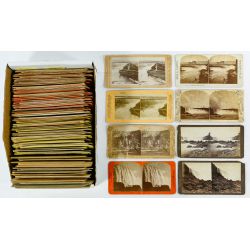Niagara Falls, Watkins Glen and upstate New York Stereoview Card Assortment