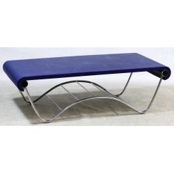 MCM Boulevard Bridge Leather Coffee Table by Knoll / Design America