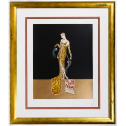 Romain de Tirtoff (Erte) (Russian, 1892-1990) "Giulietta" Serigraph