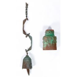 Paolo Soleri (American / Italian, 1919-2013) Arcosanti Bronze Bell and Planter