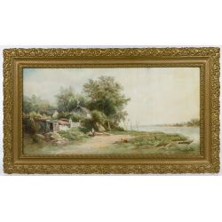 Hendrik-Dirk Kruseman Van Elten (American, 1829-1904) Watercolor