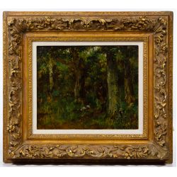 Narcisse Virgile Diaz de la Pena (French, 1808-1876) Oil on Board