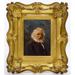 A. Durand (American, 19th Century) "Portrait of Walt Whitman" Enhanced Print