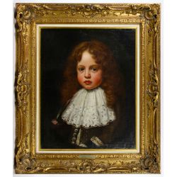 (Attributed to) Nicholas de Largilliere (French, 1656-1746) Oil on Canvas