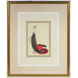 Romain de Tirtoff (Erte) (Russian, 1892-1990) "Black Magic" Serigraph