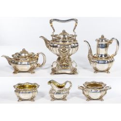 Tiffany & Co. “Chrysanthemum” Sterling Silver Tea and Coffee Service