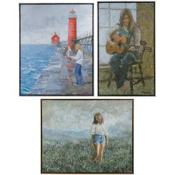 William Tacke (American, 20th Century) Oil on Canvas Assortment