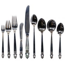 International "Royal Danish" Sterling Silver Flatware Service