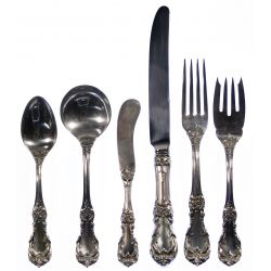 Reed & Barton "Burgundy" Sterling Silver Flatware Service