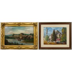 Unknown Artist (American, late 19th / early 20th Century) Oil on Canvas Board