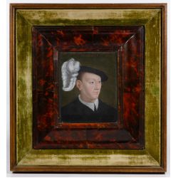 (Follower of) François Clouet (French, 1510-1572) Oil on Wood