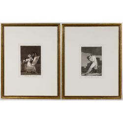 Francisco de Goya (Spanish, 1746 -1828) "Los Caprichos" Etchings with Aquatint