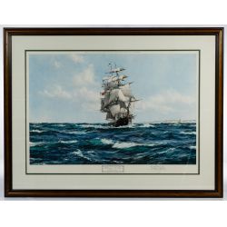 Montague J Dawson (English, 1890-1973) "Up-channel the Laloo" Lithograph