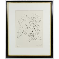 Marc Chagall (Russian / French, 1887-1985) "Isaiah Divinely Inspired" Lithograph