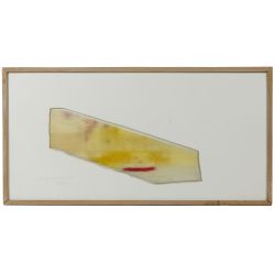 Richard Jarden (American, b.1947) "TV Fragment: Early Morning Coffee" Laminated Wax Relief
