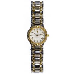 Concord "Saratoga" 18k Gold, Stainless Steel and Diamond Wrist Watch