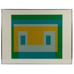 Josef Albers (American / German, 1888-1976) "Variant I" Silkscreen