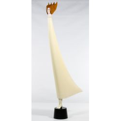 James W. Eaton (American, 20th Century) "White Lace" Sculpture