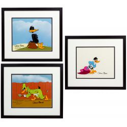 Chuck Jones (American, 1912-2002) Daffy Duck Animation Cel Assortment