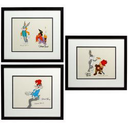 Chuck Jones (American, 1912-2002) Bugs Bunny Animation Cel Assortment