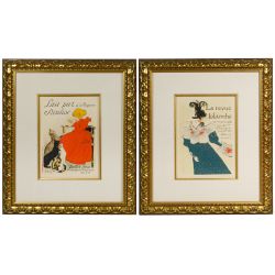 (After) Henri de Toulouse-Lautrec and Theophile Steinlen Lithographs