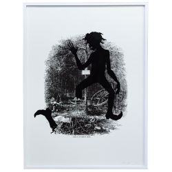 Kara Walker (American, b.1969) "Scene of McPhersons Death" Offset Lithograph and Screenprint on Paper