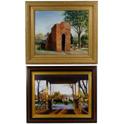 Gulay Berryman (Turkish / American, 20th Century) Oils on Canvas