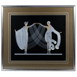 Erte (Romain de Tirtoff) (Russian / French, 1892-1990) "Marriage Dance" Serigraph
