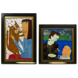 Chris Roberts-Antieau (American, b.1950) "Frankenstein" Tapestry