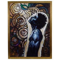Jason OBrien (Canadian, 20th Century) "The Seed" Acrylic on Canvas