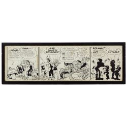 Al Capp (American, 1909-1979) "Lil Abner" Ink and Acetate on Paper Comic Strip
