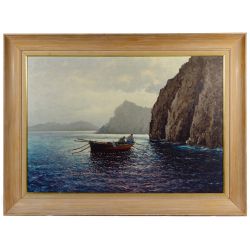 Guido Odierna (Italian, 1913-1991) "The Fishermen" Oil on Canvas