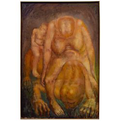 (Attributed to) Pearl Hirshfield (American, b.1922) Oil on Canvas