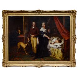 Unknown Artist (French School, 19th Century) Oil on Canvas