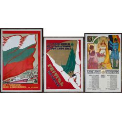 Henri Cassiers (Belgian, 1858-1944) P. Droz (Swiss, 20th C.) Posters