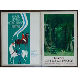 Roger Chapelain (French, 1904-1992) "Forets de lIle de France" Poster