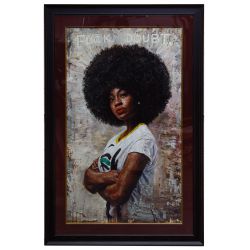 Tim Okamura (Canadian, b.1968) "Fuck Doubt" Giclee Reproduction Print