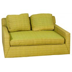 Mid-Century Modern Upholstered Settee by Edward Wormley for Dunbar