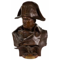 (After) Renzo Colombo (French / Italian, 1856-1885) "Napoleon 1er" Bronze Bust