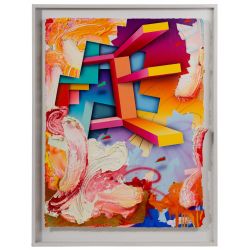 George D. Green (American, B.1943) "Chora Savakian Suite #16" Mixed Media on Paper