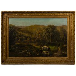 Unknown Artist (American, 20th Century) Oil on Canvas on Panel