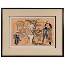 Al Hirschfeld (American, 1903–2003) "Guys and Dolls" Lithograph
