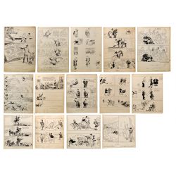 John McCutcheon (American, 1870-1949) Original Cartoon Assortment